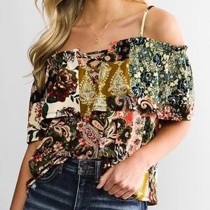 NeW COLD SHOULDER DAYTRIP TOP BLOUSE